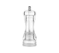 Louttary Salero y pimentero de acrílico, grosor ajustable mediante rotor de cerámica, accesorios de cocina M 1 pieza