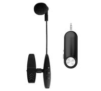 Louttary - Sistema de micrófono sin para instrumento saxofón con receptor y transmisor sin UHF, plug and play, color negro. Ideal para la trompeta.