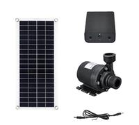 Louttary Solar Water Pump Solar Water Fountain Pump 50 W 800 L/H 12 V Low Noise Garden Family Water Fountain Irrigation Pump