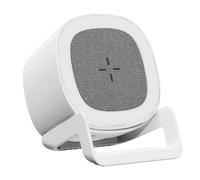 Louttary Soporte de Cargador InaláMbrico 4 en 1 de 15 W con Altavoz Bluetooth LáMpara RGB de Control TáCtil con Soporte para TeléFono para Regalos NiñAs NiñOs B