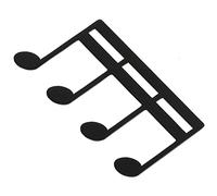 Louttary Soporte de libros musicales para guitarra, piano, violín, violín, violonchelo, flauta, instrumento musical para piano, guitarra, violín, viola, negro
