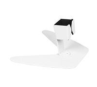 Louttary Soporte de metal para secador de pelo, flauta vertical, accesorio para secador de pelo, color blanco