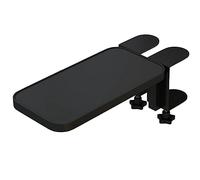 Louttary Soporte para Computadora Escritorio con Almohadilla para Reposabrazos Soporte MuñEca para Alfombrilla de RatóN Soporte de Brazo Teclado Plegable Almohadilla Soporte de Codo Negro