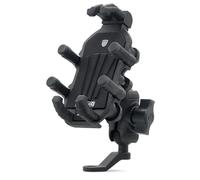 Louttary Soporte para Teléfono de Motocicleta con Amortiguador de Vibración para Teléfonos de 4,7 una 7,1 Pulgadas, Soporte Universal para Espejo Retrovisor