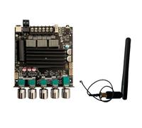 Louttary -ST21 Placa Amplificadora Digital 2.1 Canales 2X100W+200W Subwoofer TPA3221 Módulo Amplificador Bluetooth con Antena 2.4G