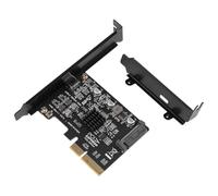 Louttary Tarjeta PCIE USB Type C PCI-Express 4X una USB 3.2 Gen 2X2 (20Gbps) Chipset ASM3242 para 8/10/Linux