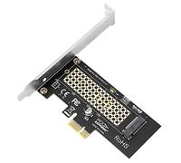 Louttary Tarjeta Vertical M2 NVME Tarjeta Vertical M2 NVME una Pcie X1 Tarjeta de ExpansióN de Unidad de Estado SóLido M2 Sin Controlador para WIN10