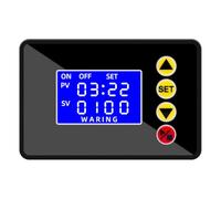 Louttary Temporizador digital programable, control de relé, regulador de tiempo, relé de retardo, control de tiempo de ciclo encendido/apagado, CA 110-220 V