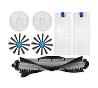 Louu 1* cepillos principales, 2* filtro Hepa, 2* cepillo lateral, 2* trapeador paño, para BISSELL SpinWave 2931N barrido robot aspirador accesorio