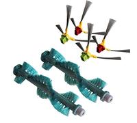 Louu 2 cepillos principales, 2 cepillos laterales para productos de aspiradora Ecovacs Deebot D66 D63 D65 D68 D77 D79