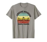 Louvre Museum Paris Flag Souvenir Hombres Mujeres Niñas Niños Camiseta