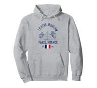 Louvre Museum Paris Flag Souvenir Hombres Mujeres Niñas Niños Sudadera con Capucha