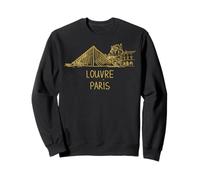 Louvre Paris France - Recuerdo de Viaje histórico para Regalo Sudadera
