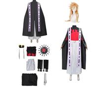 LOUYBCT Disfraz de Douma de Anime con Peluca para Niños Conjunto Completo de Disfraces Uniforme Ropa de Juego de Rol para Baile Escenario Carnaval Halloween Fiesta de Navidad y Carnaval