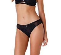 Lovable Anniversary Lace Calzoncillos medianos, Negro, S Mujeres