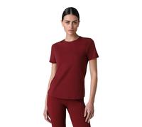 Lovable Sportiva Manica Corta Regul'active-Termoregolante, Asciugatura Rapida, Anti Abrasione-Palestra-Active Comfort Camiseta, Burdeos, M Mujeres