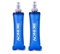LOVARTS BEAUTY 250ml/450ml/500ml Soft Flask Botella de Agua Plegable Suave Matraz sin BPA para Correr Ciclismo Senderismo (250ML-2PCS)