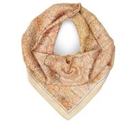 LOVARZI Pañuelo de mapa de escape - Segunda Guerra Mundial - Pañuelo de seda - Artículo de colección