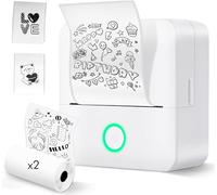 Lovcoyo Impresora Etiquetas Autoadhesivas, Impresora Etiquetas, Impresora Termica Etiquetas Adhesivas Impresoras Portatiles Bluetooth Etiquetadora per I'uso Domestico con Dispositivi Android e iOS