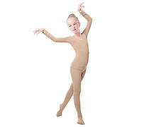 Lovdaswi Conjuntos térmicos para niñas, camisetas y pantalones para niñas, capa base para bailar, Desnudo/, X-Large