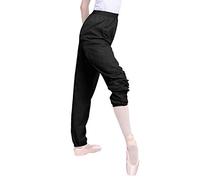 Lovdaswi Pantalones de baile Ripstop para mujer, pantalones cortos deportivos para correr, negro, (Black Pants), Small
