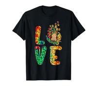 Love Airedale Terrier Dog Sunflower Tie Dye Funny Puppy Camiseta