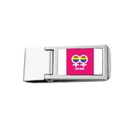 Love All Along Wins - Cartera de bolsillo de acero inoxidable con clip para dinero, diseño Art Deco