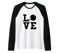 Love American Football - Fantasy League, Draft, Estados Unidos Deportes Camiseta Manga Raglan