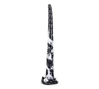 LOVE AND VIBES - Gode ventosa de unicornio de 45 cm