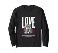 Love Angels Retro Sculpture - Aesthetic Edgy Streetwear Manga Larga