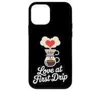 Love at First Drip Home Coffee Brewing Carcasa para iPhone 12 mini