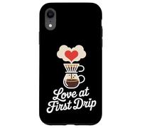 Love at First Drip Home Coffee Brewing Carcasa para iPhone XR