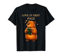 Love at First Page Capibara con Libro Camiseta