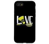 Love Badminton Cute Racket and Shuttlecock Sports Fan Player Carcasa para iPhone SE (2020) / 7/8