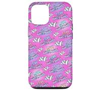 Love Baseball - Bates de Jugador de béisbol con patrón de Coqueta Rosa Carcasa para iPhone 12/12 Pro
