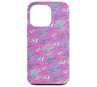 Love Baseball - Bates de Jugador de béisbol con patrón de Coqueta Rosa Carcasa para iPhone 13 Pro