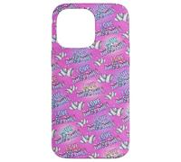 Love Baseball - Bates de Jugador de béisbol con patrón de Coqueta Rosa Carcasa para iPhone 14 Pro MAX