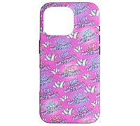 Love Baseball - Bates de Jugador de béisbol con patrón de Coqueta Rosa Carcasa para iPhone 16 Pro