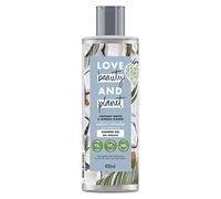 LOVE BEAUTY AND PLANET Gel Douche Femme Vegan Pluie Rafraîchissante, Eau de Coco et Fleur de Mimosa, Formule pour tous Types de Peaux Certifié Vegan 400 ml