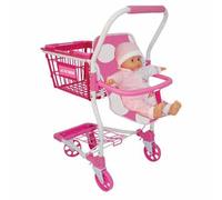 Love Bebé - Carrito de la compra con silla para muñeco