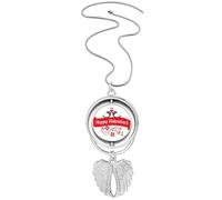 Love Birds - Collar giratorio con colgante de alas de ángel para el día de San Valentín