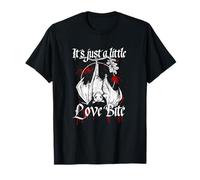 Love Bite Hanging Bat Gothic Horror Camiseta