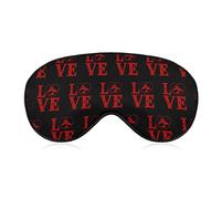 Love Bonsai Tree Sleep Mask Night Cover Eye para Mujeres Hombres BlockLight para avión, viaje, siesta, correa ajustable