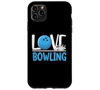 Love Bowling Cute Bowling Ball and Pins Sports Fan Player Carcasa para iPhone 11 Pro MAX