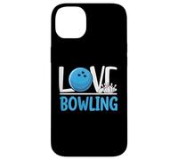Love Bowling Cute Bowling Ball and Pins Sports Fan Player Carcasa para iPhone 14 Plus