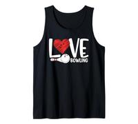 Love Bowling Funny Bowling Ball and Pin Sports Fans Players Camiseta sin Mangas