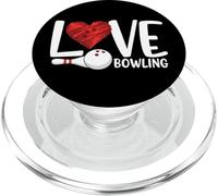 Love Bowling Funny Bowling Ball and Pin Sports Fans Players PopSockets PopGrip para MagSafe