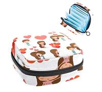 Love Boy & Girl - Bolsa de almacenamiento para servilletas sanitarias, Varios colores, 4.7x6.6x6.6 in/12x17x17 cm