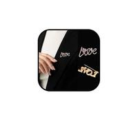 Love - Broche de diamantes de imitación para mujer, multicolor, cristal, flor de amor, corazón, elegante, alfileres de solapa, elegantes pines de solapa para boda, fiesta, ropa, accesorios, regalo de