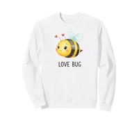 Love Bug Cute Valentines Bee Sudadera